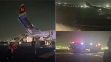 デリーからチューリッヒへ飛行機を挟んだ後、エンジンのトラブルにより段落が止まらない