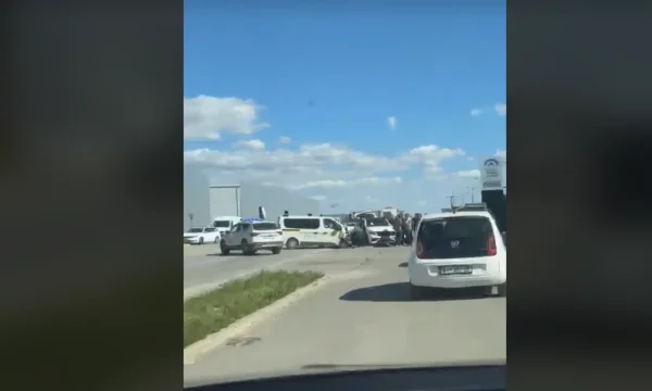 Pristina-Ferizaj道路上の重い事故