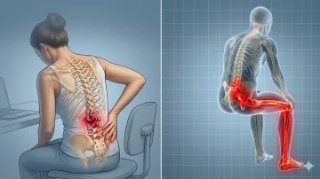 Exias is irritated by sitting - 5 exercises that alleviate the pain and sense of standing