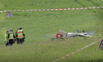 ベルン・カントンでクラッシュした小さな飛行機