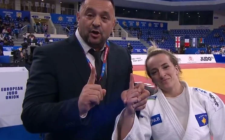 Distria Krasniqi завоевала золото на чемпионате Европы по дзюдо
