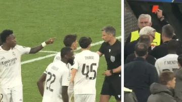 Chaotisches Nachspiel: Konfrontation mit dem Richter, Real Madrids Stern bekommt rote Karte