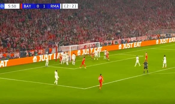 Was ist in diesem Spiel los? Bayerni gleicht schnell Zahlen gegen Real