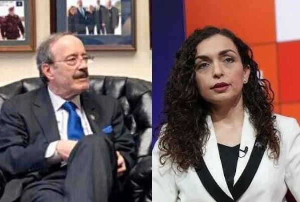 Vjosa Osmani: エリオットエンゲルはアメリカの議会でコソヴォの声でした