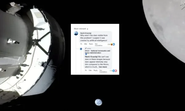 KosovoからのNejiはArtemis IIの使命によってイメージの信頼性を質問します、NASAは答えます