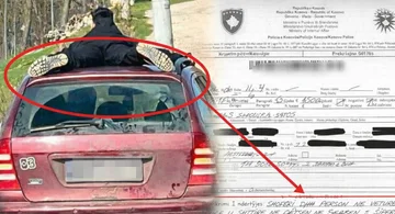車に乗っていた人、イストグで150ユーロの罰金