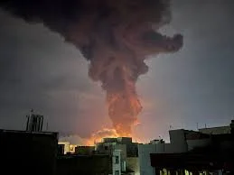 Tehranで報告された強力な爆発