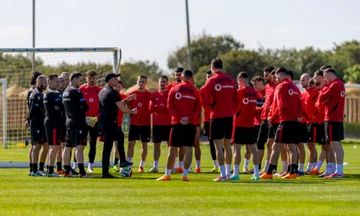 Albanien hält erste Schulung in Valencia vor freundlich mit der Ukraine