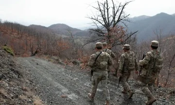 Американские солдаты охраняют границу Косово, СДК публикуют кадры с сегодняшнего патруля