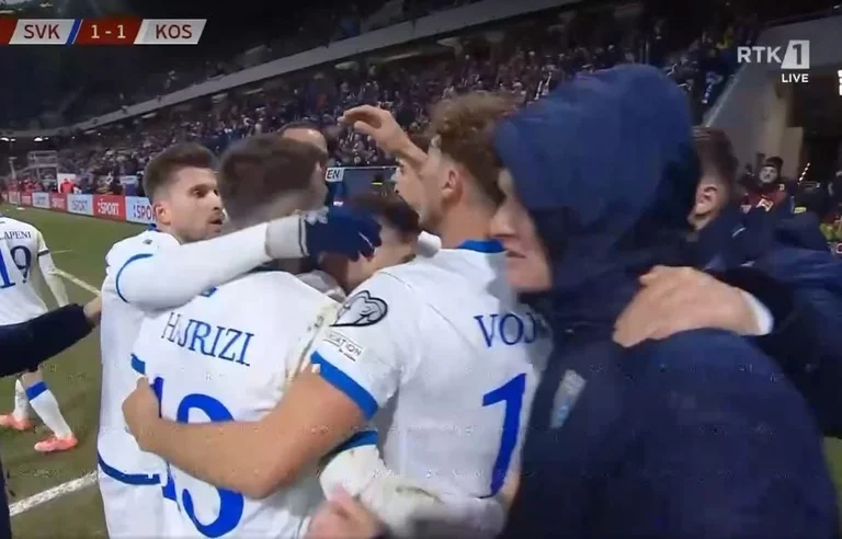 GOOOOOOOOOOOOOOOL (Kosovo) Il Kosovo segna il punteggio, Veldin Hoxha segna un gol super, scuote Bratislava