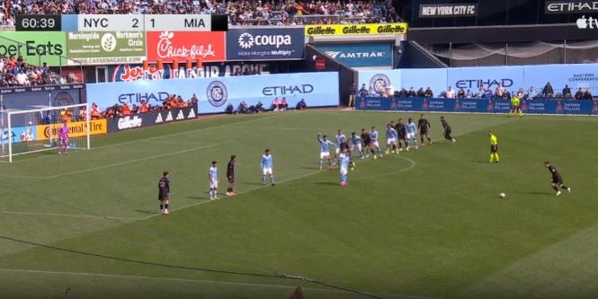 Chi tranne lui, Leo Messi, è segnato dal calcio libero per l'Inter Miami