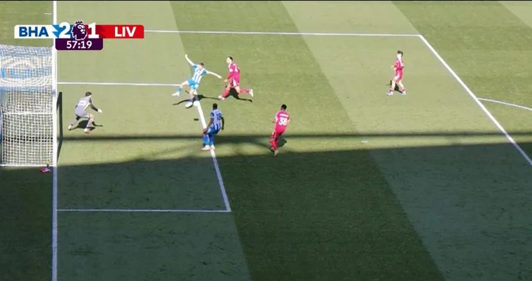 Brighton ripristina la superiorità su Liverpool (VIDEO)