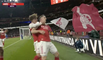 エバートンとの試合終了時のアセンシャルマーク