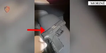 モリナで逮捕されたコソボ, アルバニアで武器をトラフィックしようとする