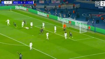 Großes Ziel, PSG in der Führung über Chelsea