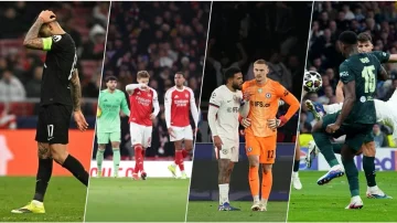 Die schreckliche britische Teambilanz bei 1/8 des Finals in der Champions League: 6 Spiele, keine Gewinne.