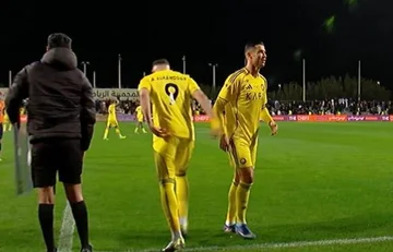 Ronaldo wird verletzt.