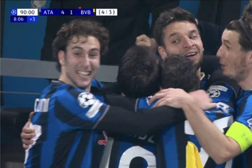 Atalanta markiert am Ende des Spiels und sichert den Durchgang zur Champions League