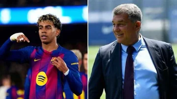 Laporta zeigt, dass sie ein großes Angebot von PSG für Yamali abgelehnt hatten