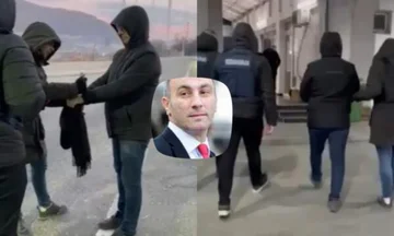 アータン・グラビが警察によって逮捕される瞬間