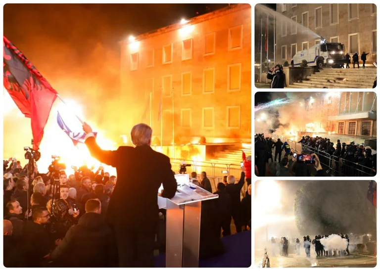 Opoziţia cere protest primului ministru, Poliţia din Tirana: Acţiune violentă posibilă