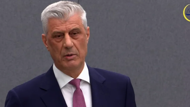 Thaci: Kosovo a fost mai important decât destinul meu personal