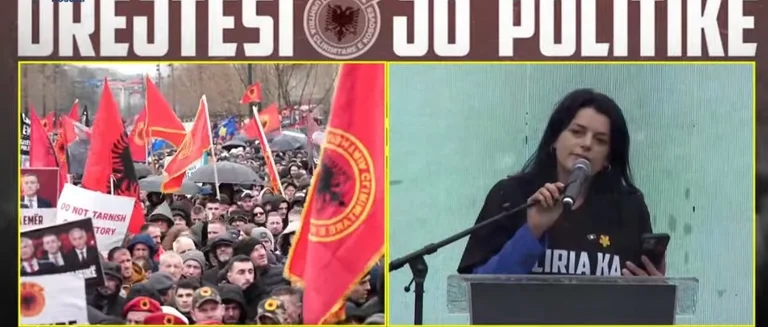 Vasfije Krasniqi nu respectă emoţiile, îndeamnă la dreptate pentru liderii KLA de la proteste impresionante