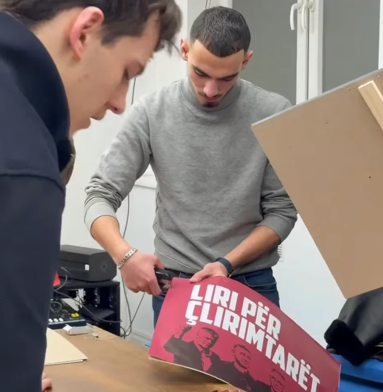 Bedri Hamza a distribuit imagini din pregătirile pentru 17 februarie