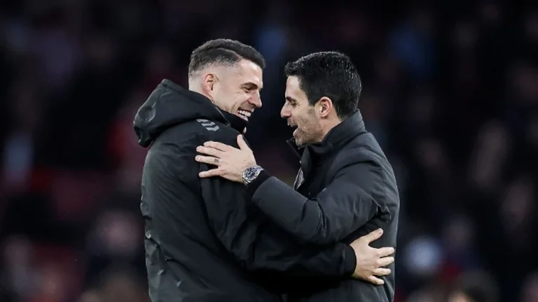 Jaka חוזרת “Emirates”, רגע רגשי עם Arteta