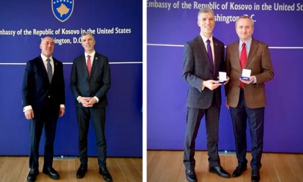 Veleposlanik Dugolli na srečanju v Washingtonu gosti Haradinaj in ustavnega predsednika