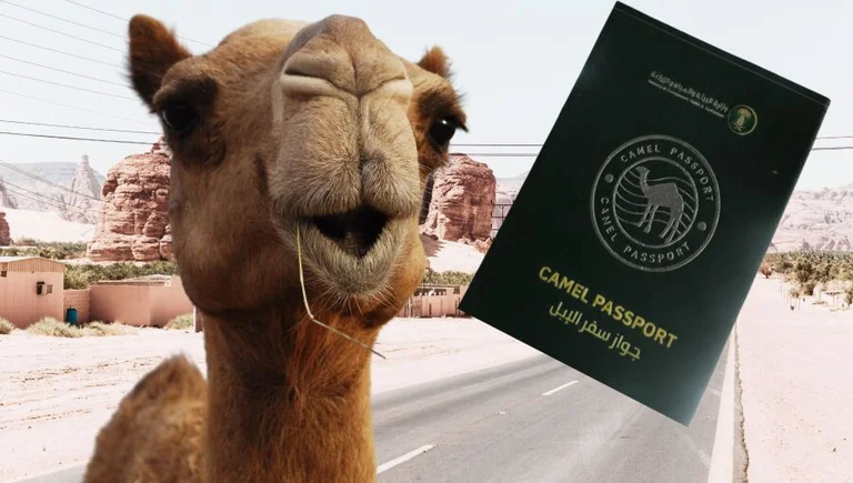 Arabija preseneti svojo nenavadno pobudo: kamela s formalnim potnim listom