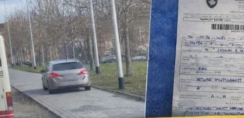 Polis, sürücünün lisansı olmadan 200 Euro iyi ve üç ay boyunca sürücüyü kınadı