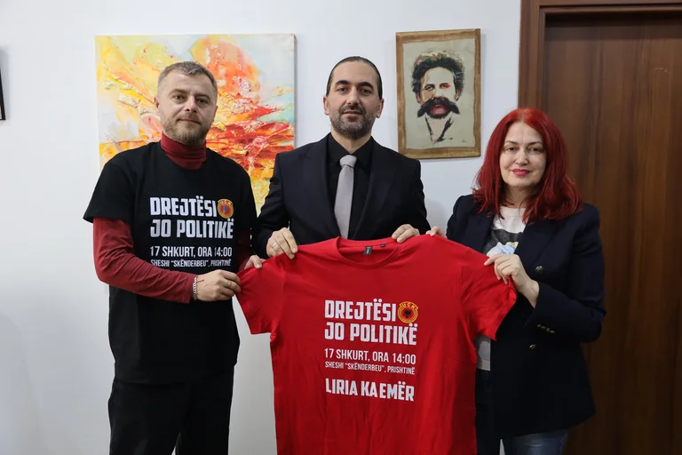 Kosova Belediye Başkanı Valon Prebreza Mart “Justice, siyaset değil! ”