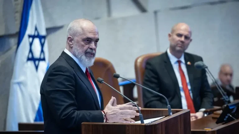 Edi Rama “הסבל הפלסטיני הוא אמיתי קורע לב