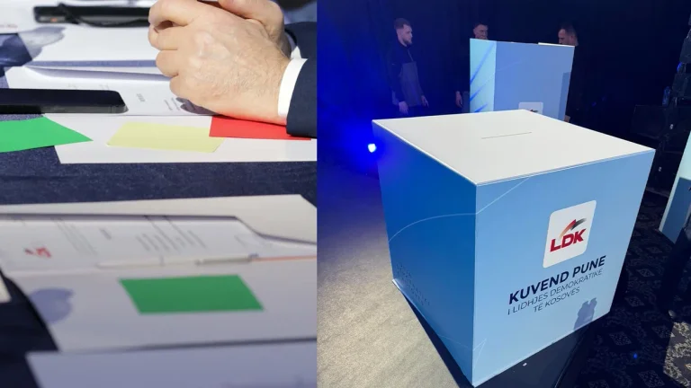 În curs, votul secret al LDK: “A acceptă demisia lui Lumir Abdixhik.