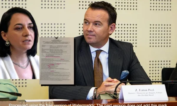 Faton Peci wordt geïnterviewd in de speciale aanklager voor “gents”