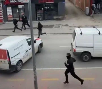 Podujevo、警察の詳細でガンショット