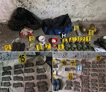 Policija spet najde orožje in strelivo na severu.