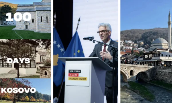 “숙박의 특별한 크기”, 독일 대사는 Kosovo에서 그의 첫번째 100 일 동안 쓴다