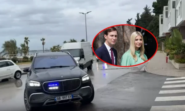Fins i tot en Kuchner, el fill de Trump, a Albània, està acompanyat de les forces de policia d'elit.