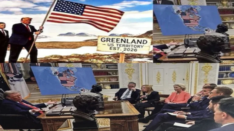 트럼프는 Greenland, Canada 및 Venezuela를 포함한 인공 지능으로 만든 미국지도를 공유합니다.