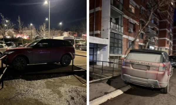 Πάρκαρε το αυτοκίνητο στο πεζοδρόμιο και riskσκαρε την ασφάλεια των πεζών, επέβαλε πρόστιμο στον πολίτη.