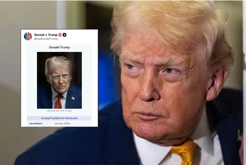 Donald Trump, predsednik Venezuele.