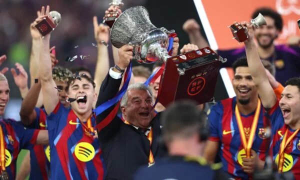 Laporta: Barcelona gra w spektakularną piłkę nożną