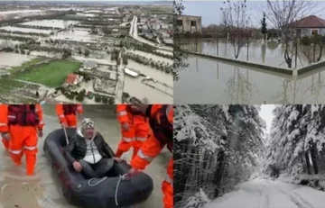 Alarmne razmere na cesti: poplave in zemeljski plazovi na nekaterih območjih