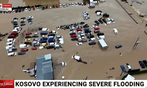 Kosovo översvämningar, nyheter i Australien
