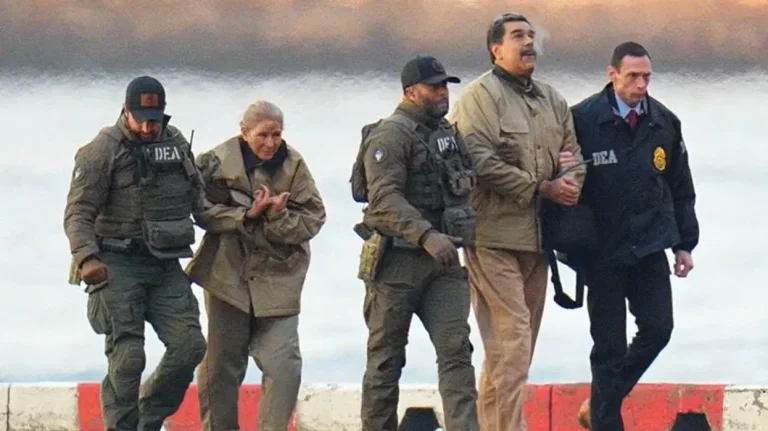 Maduro och hans fru hade slagit huvudet medan han försökte fly från amerikanska styrkor.