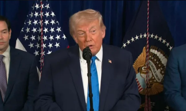 Konferens Trump: Vi kommer att driva Venezuela tills det kan bli korrekt och säker övergång