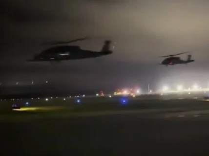 A venezuelai hadművelet első képei: Fekete Hawk Helikopter Makaón