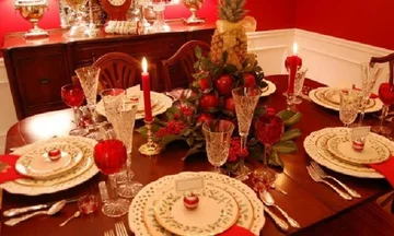 Like decorating the table for New Year's Eve, some special tricks